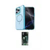 ieg™ iPhone 16 Pro Max Kılıf Kıvılcım Form Prime - Siyah 360 Mat Full Body Arka Koruyucu