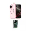 ieg™ iPhone 16 Pro Max Kılıf Kıvılcım Form Prime - Siyah 360 Mat Full Body Arka Koruyucu