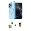 ieg™ iPhone 16 Pro Max Kılıf Kıvılcım Form Prime - Siyah Buffer Cam Ekran Koruyucu + Raze Metal Kamera Lens - CLTM