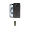 ieg™ iPhone 16 Pro Max Kılıf Kıvılcım Işık Serisi - Siyah Joko Magic 5D Hayalet Cam