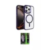 ieg™ iPhone 16 Pro Max Kılıf Kıvılcım Prime - Şeffaf 360 Full Body Arka Koruyucu