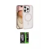 ieg™ iPhone 16 Pro Max Kılıf Kıvılcım Prime - Şeffaf 360 Full Body Arka Koruyucu