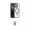 ieg™ iPhone 16 Pro Max Kılıf Kıvılcım Prime - Siyah Bilvis 3D Cam Ekran Koruyucu