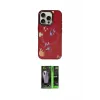 ieg™ iPhone 16 Pro Max Kılıf Kozmos Doku - Şeffaf 360 Full Body Arka Koruyucu