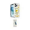 ieg™ iPhone 16 Pro Max Kılıf Kozmos Doku - Şeffaf Pasifik Cam Ekran Koruyucu