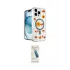 ieg™ iPhone 16 Pro Max Kılıf Kozmos Doku - Şeffaf Pasifik Cam Ekran Koruyucu