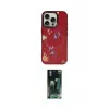 ieg™ iPhone 16 Pro Max Kılıf Kozmos Doku - Siyah 360 Mat Full Body Arka Koruyucu