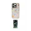 ieg™ iPhone 16 Pro Max Kılıf Kozmos Doku - Siyah 360 Mat Full Body Arka Koruyucu