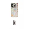 ieg™ iPhone 16 Pro Max Kılıf Kozmos Doku - Siyah Bilvis 3D Cam Ekran Koruyucu