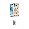 ieg™ iPhone 16 Pro Max Kılıf Kozmos Doku - Siyah Bilvis 3D Cam Ekran Koruyucu
