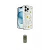 ieg™ iPhone 16 Pro Max Kılıf Kozmos Doku - Siyah Joko Magic 5D Hayalet Cam