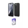 ieg™ iPhone 16 Pro Max Kılıf Kozmos Yansıma Özel Seri - Siyah Bilvis 5in1 3D Magic Cam Ekran Koruyucu