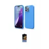 ieg™ iPhone 16 Pro Max Kılıf Kozmos Yansıma Özel Seri - Siyah Buffer Hayalet Cam Ekran Koruyucu