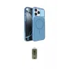 ieg™ iPhone 16 Pro Max Kılıf Kutup Doku Serisi - Siyah Joko Magic 5D Hayalet Cam