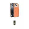ieg™ iPhone 16 Pro Max Kılıf Kutup Doku Serisi - Siyah Joko Magic 5D Hayalet Cam