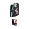 ieg™ iPhone 16 Pro Max Kılıf Nova Form Koleksiyonu - Siyah 3D Antistatik Mat Seramik Nano Ekran Koruyucu