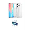ieg™ iPhone 16 Pro Max Kılıf Nova Işık Koleksiyonu - Siyah 3D Antistatik Cam Ekran Koruyucu