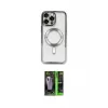 ieg™ iPhone 16 Pro Max Kılıf Nova Işık Özel Seri - Şeffaf 360 Full Body Arka Koruyucu