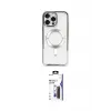 ieg™ iPhone 16 Pro Max Kılıf Nova Işık Özel Seri - Siyah Bilvis 3X AR Hayalet Cam Ekran Koruyucu