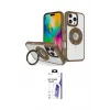 ieg™ iPhone 16 Pro Max Kılıf Nova Minimal Serisi - Siyah Bilvis 3X AR HD Cam Ekran Koruyucu