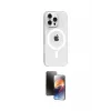 ieg™ iPhone 16 Pro Max Kılıf Pusula Form Özel Seri - Siyah 3D Antistatik Mat Seramik Nano Ekran Koruyucu