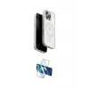 ieg™ iPhone 16 Pro Max Kılıf Pusula Form Serisi - Siyah 3D Antistatik Cam Ekran Koruyucu