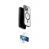 ieg™ iPhone 16 Pro Max Kılıf Pusula Form Serisi - Siyah 3D Antistatik Cam Ekran Koruyucu