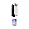 ieg™ iPhone 16 Pro Max Kılıf Pusula Form Serisi - Siyah Bilvis 5in1 3D Magic Cam Ekran Koruyucu
