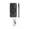 ieg™ iPhone 16 Pro Max Kılıf Pusula Minimal Koleksiyonu - Şeffaf Pasifik Cam Ekran Koruyucu