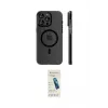 ieg™ iPhone 16 Pro Max Kılıf Pusula Minimal Koleksiyonu - Şeffaf Pasifik Cam Ekran Koruyucu