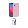 ieg™ iPhone 16 Pro Max Kılıf Siluet Doku Özel Seri - Siyah Bilvis 3X AR HD Cam Ekran Koruyucu