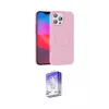 ieg™ iPhone 16 Pro Max Kılıf Siluet Doku Özel Seri - Siyah Bilvis 5in1 3D Magic Cam Ekran Koruyucu