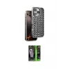 ieg™ iPhone 16 Pro Max Kılıf Siluet Form Serisi - Şeffaf 360 Full Body Arka Koruyucu