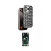 ieg™ iPhone 16 Pro Max Kılıf Siluet Form Serisi - Siyah 360 Mat Full Body Arka Koruyucu