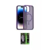 ieg™ iPhone 16 Pro Max Kılıf Siluet Minimal Prime - Şeffaf 360 Full Body Arka Koruyucu