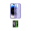 ieg™ iPhone 16 Pro Max Kılıf Siluet Minimal Prime - Şeffaf 360 Full Body Arka Koruyucu