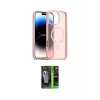 ieg™ iPhone 16 Pro Max Kılıf Siluet Minimal Prime - Şeffaf 360 Full Body Arka Koruyucu