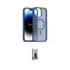 ieg™ iPhone 16 Pro Max Kılıf Siluet Minimal Prime - Siyah Bilvis Hayalet Cam Ekran Koruyucu