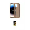 ieg™ iPhone 16 Pro Max Kılıf Siluet Minimal Prime - Siyah Buffer Cam Ekran Koruyucu