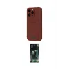 ieg™ iPhone 16 Pro Max Kılıf Vadi Çizgi Prime - Siyah 360 Mat Full Body Arka Koruyucu