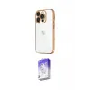 ieg™ iPhone 16 Pro Max Kılıf Vadi Minimal - Siyah Bilvis 5in1 3D Magic Cam Ekran Koruyucu