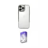 ieg™ iPhone 16 Pro Max Kılıf Vadi Minimal - Siyah Bilvis 5in1 3D Magic Cam Ekran Koruyucu