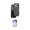 ieg™ iPhone 16 Pro Max Kılıf Vadi Özel Seri - Siyah Bilvis 5in1 3D Magic Cam Ekran Koruyucu
