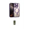 ieg™ iPhone 16 Pro Max Kılıf Yadigar Asil Koleksiyonu - Siyah Joko Magic 5D Hayalet Cam