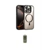 ieg™ iPhone 16 Pro Max Kılıf Yadigar Asil Koleksiyonu - Siyah Joko Magic 5D Hayalet Cam