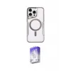 ieg™ iPhone 16 Pro Max Kılıf Yadigar Klasik Özel Seri - Siyah Bilvis 5in1 3D Magic Cam Ekran Koruyucu