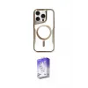 ieg™ iPhone 16 Pro Max Kılıf Yadigar Klasik Özel Seri - Siyah Bilvis 5in1 3D Magic Cam Ekran Koruyucu