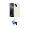 ieg™ iPhone 16 Pro Max Kılıf Yankı Form Serisi - Siyah 3D Antistatik Cam Ekran Koruyucu