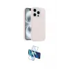 ieg™ iPhone 16 Pro Max Kılıf Yankı Form Serisi - Siyah 3D Antistatik Cam Ekran Koruyucu
