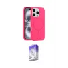 ieg™ iPhone 16 Pro Max Kılıf Yankı Form Serisi - Siyah Bilvis 5in1 3D Magic Cam Ekran Koruyucu